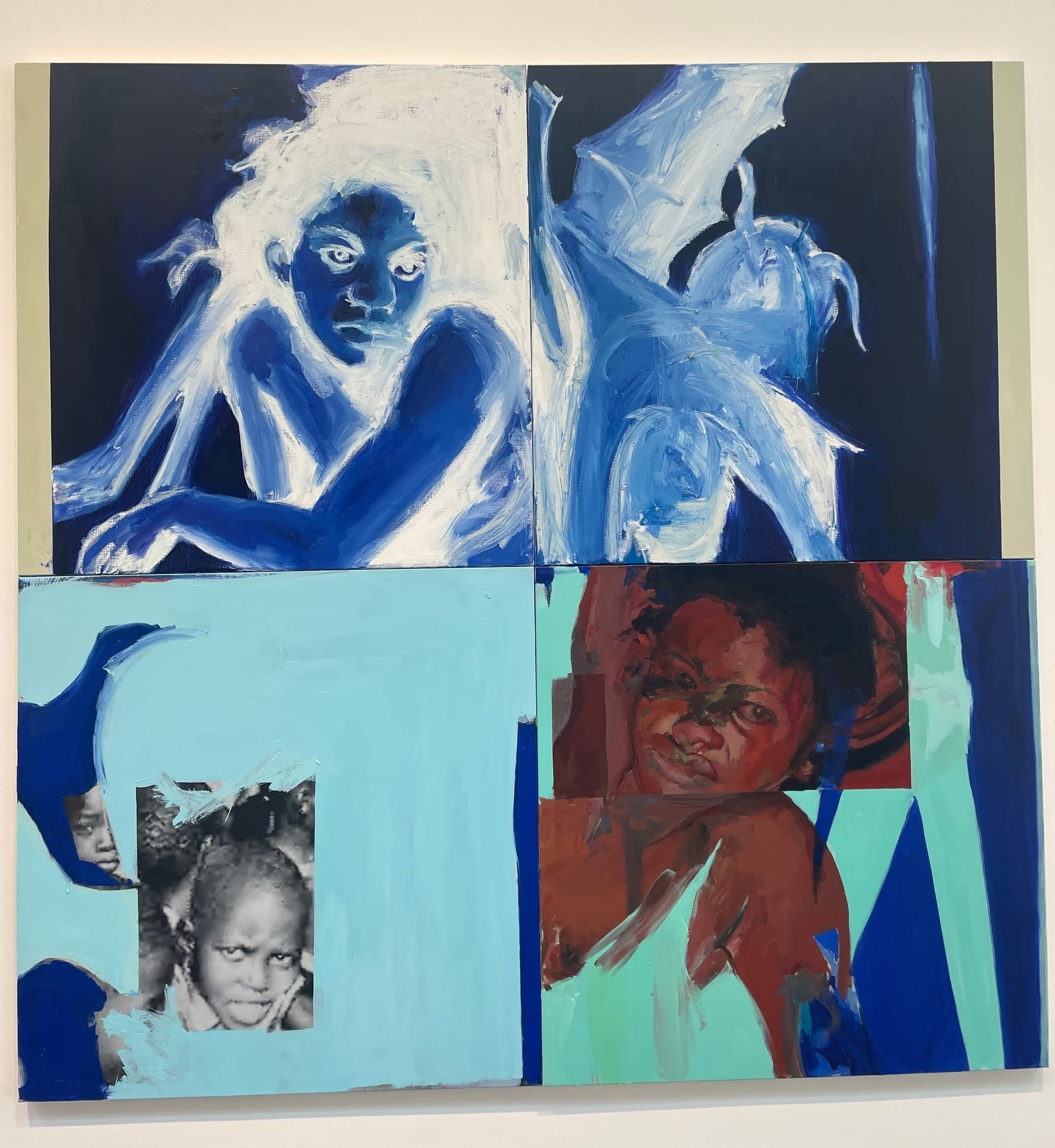 Kudzanai-Violet Hwami, Atom Painting #7, 2025 (Victoria Miro Gallery)